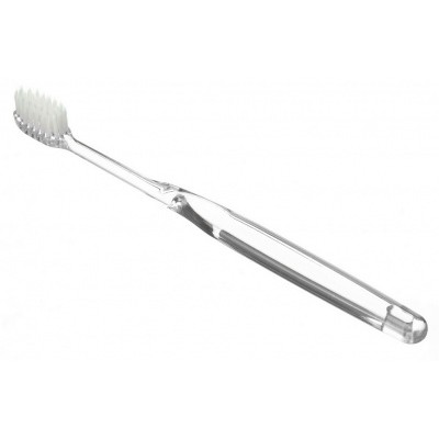 Зубная щетка для взрослых Shinyei Kaisha,мягкой жесткости,прозр. Зубная щетка для взрослых Shinyei Kaisha,мягкой жесткости,прозр.