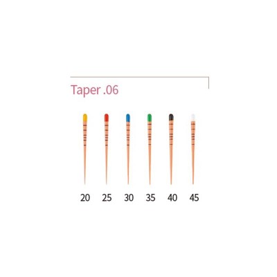 Гуттаперчивые штифты (06 конус) №25