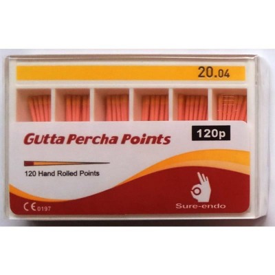 Гуттаперчивые штифты (04 конус) №40