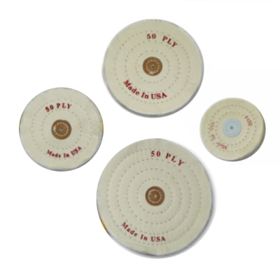 Круг муслиновый белый диаметр 75 мм (3х50) 3.053