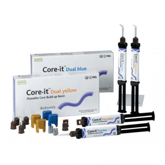 Core.it ,(white) белый  10г*2 шпр (мат-л композ.фторсод.двойного отвержд.)