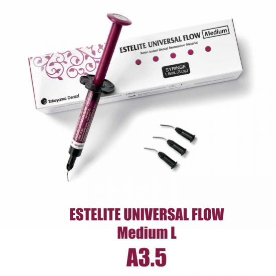 Эстелайт UNIVERSAL FLOW Medium L, А3,5,  шприц, 3,0г, Токуяма, Япония